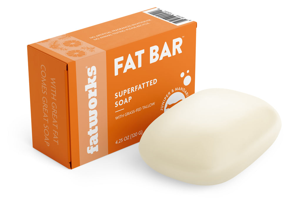 OOPS-FATBAR™ Juniper&Citrus (4.25 oz) - Grass-Fed Tallow Soap Bar OOPS (50% off)