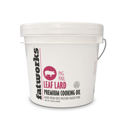 Leaf Lard Pig Pail-1 GALLON (Wholesale)