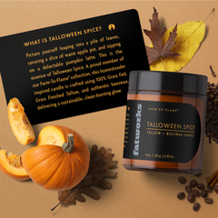 Grass Fed Tallow Candle-Talloween Spice