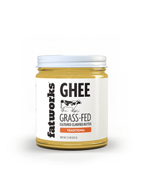 Organic Grass Fed Cultured Cow Milk Ghee (7.5 oz) - Fatworks: The Defenders of Fat!