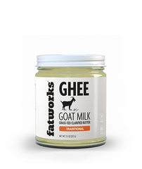 Grass Fed Goat Milk Ghee (7.5 oz) - Fatworks: The Defenders of Fat!