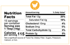 Organic Free Range Chicken Fat a.k.a. Chicken Schmaltz (7.5 oz) - Fatworks: The Defenders of Fat!