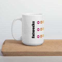 Iconic Mug - Fatworks: The Defenders of Fat!