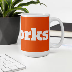 Fat Orange Mug - Fatworks: The Defenders of Fat!