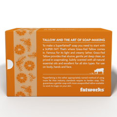FATBAR™ (4.5 oz) - Grass-Fed Tallow Soap Bar
