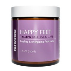 Happy Feet™ (4 oz) - Grass-Fed Tallow Based Foot Crème