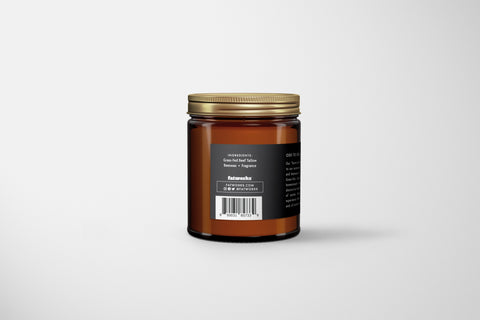 Grass Fed Tallow Candle- Smokin' Oud