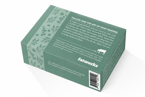 FATBAR™ Sage & Eucalyptus (4.25 oz) - Grass-Fed Tallow Soap Bar