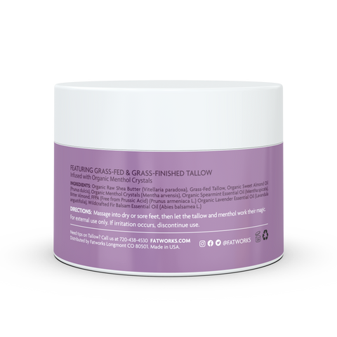 Happy Feet™ (2.7 oz) - Grass-Fed Tallow Based Foot Crème