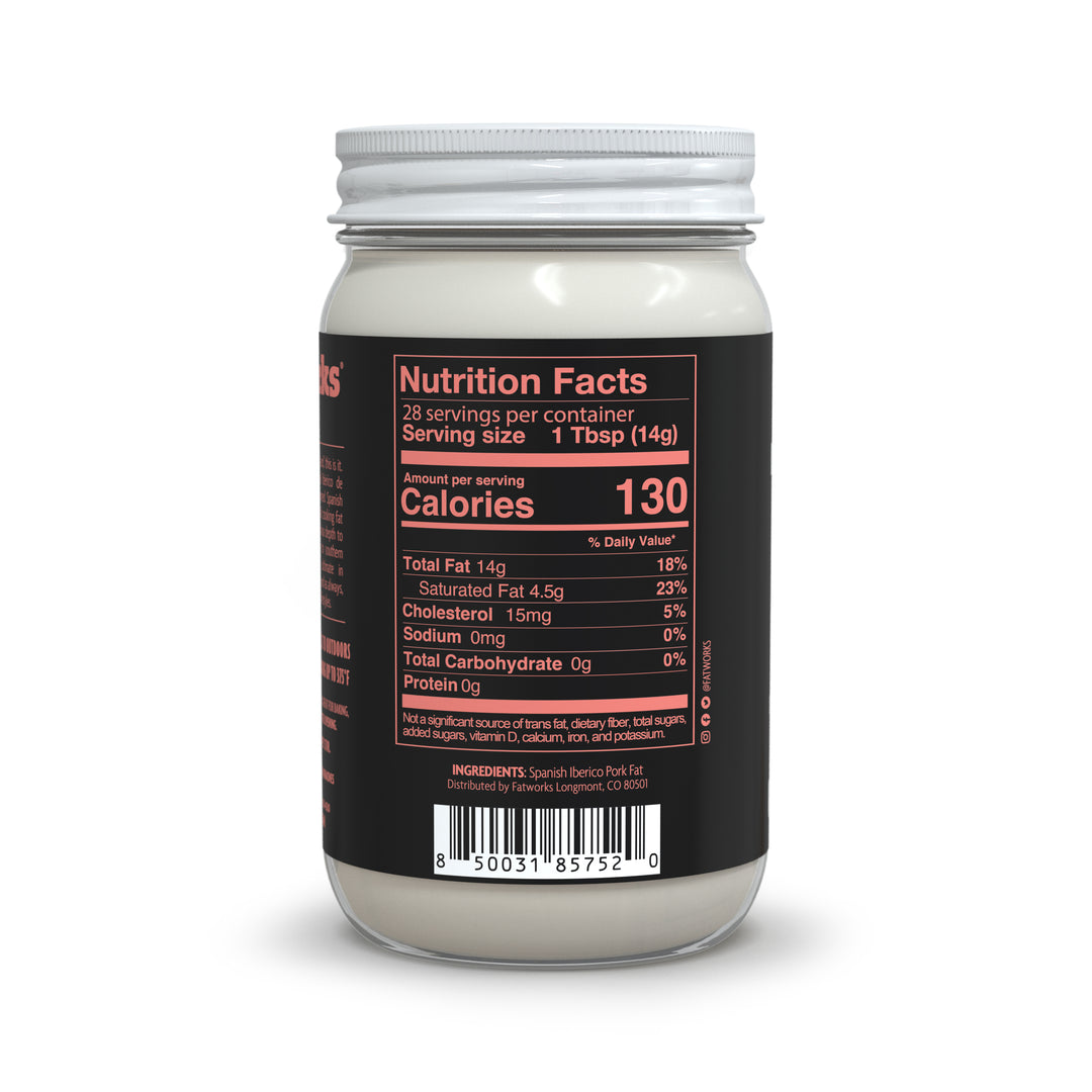 Spanish Iberico Lard | Black Label Bellota Pork Lard | Fatworks ...