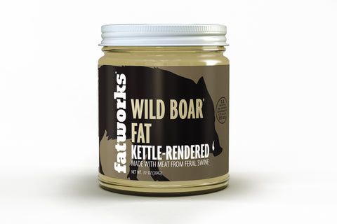Case (6) - Wild Boar Lard (7.5 oz)