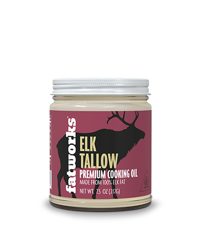 Case 6 Pasture Raised Elk Tallow (7.5 oz)