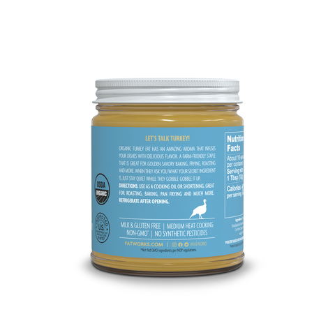 Organic Turkey Fat (7.5 oz)