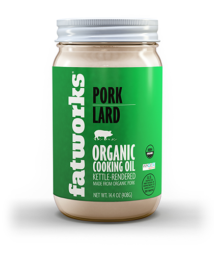 Organic Pork Lard (14.4 oz) - Fatworks: The Defenders of Fat!