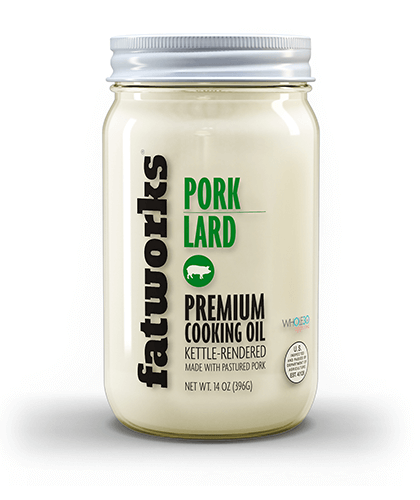Pasture Raised Pork Lard (14 oz) - Fatworks: The Defenders of Fat!
