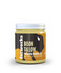 Grass Fed Bison Tallow a.k.a. Thunderfat (7.5 oz) - Fatworks: The Defenders of Fat!