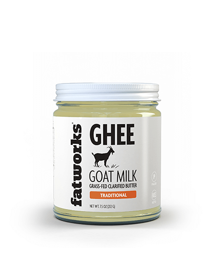 Grass Fed Goat Milk Ghee (7.5 oz) - Fatworks: The Defenders of Fat!