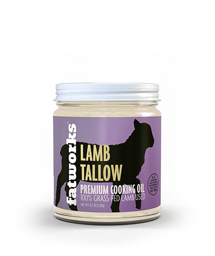 Grass Fed Lamb Tallow (7.5 oz) - Fatworks: The Defenders of Fat!