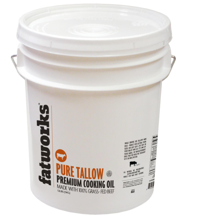 30 lbs Bucket Grass Fed Tallow. - Fatworks: The Defenders of Fat!