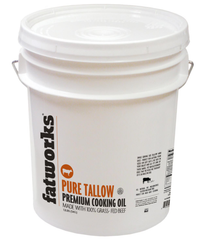30 lbs Bucket Grass Fed Tallow. - Fatworks: The Defenders of Fat!