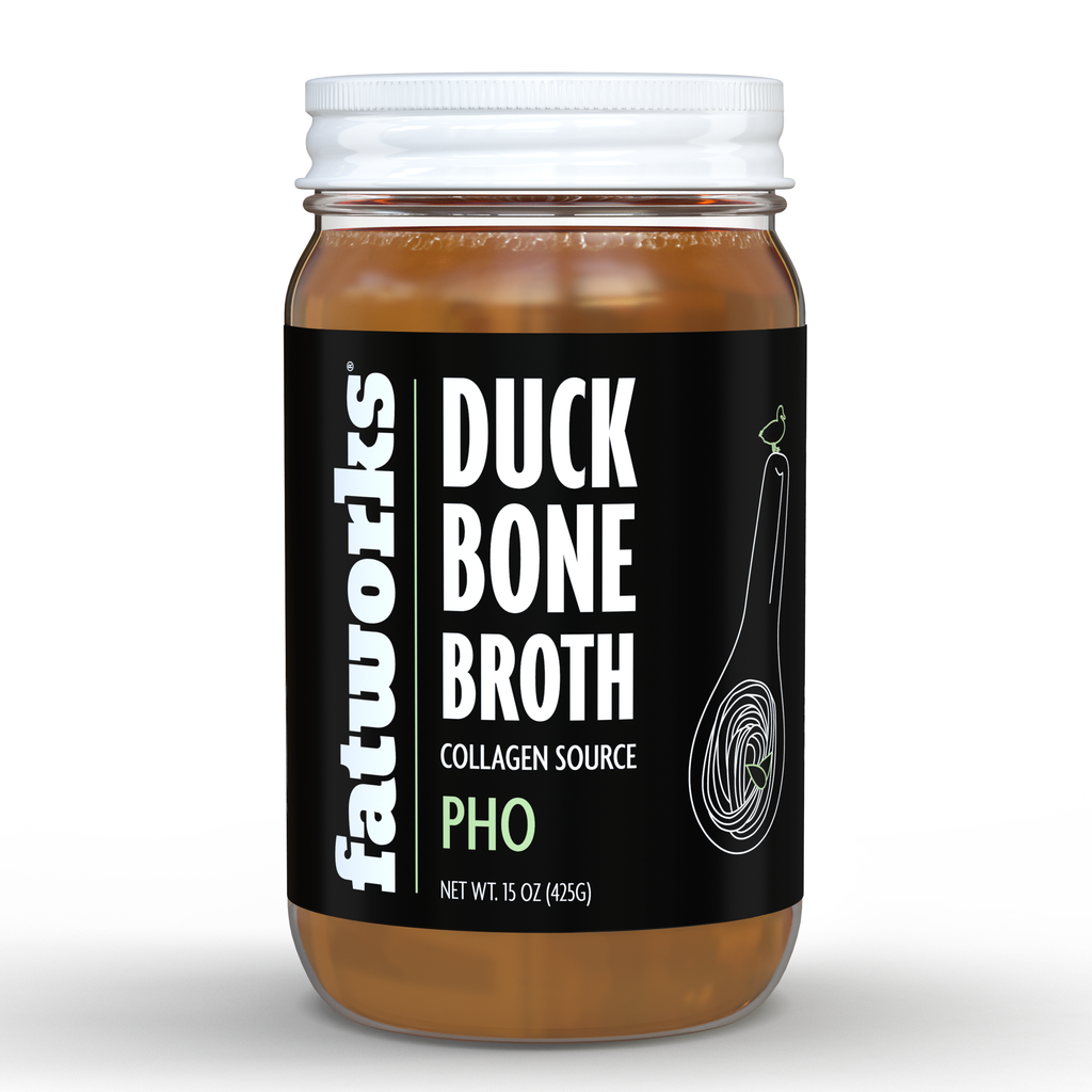 Cage Free Duck Bone Broth- Pho Flavor - Fatworks: The Defenders of Fat!