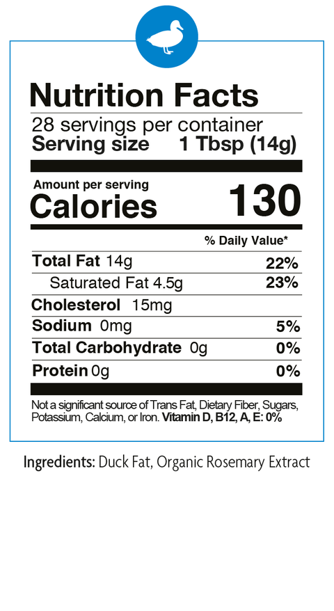 Fatworks USDA Cage Free Duck Fat, 14 oz