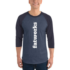 Fatworks 3/4 sleeve T- shirt - Fatworks: The Defenders of Fat!