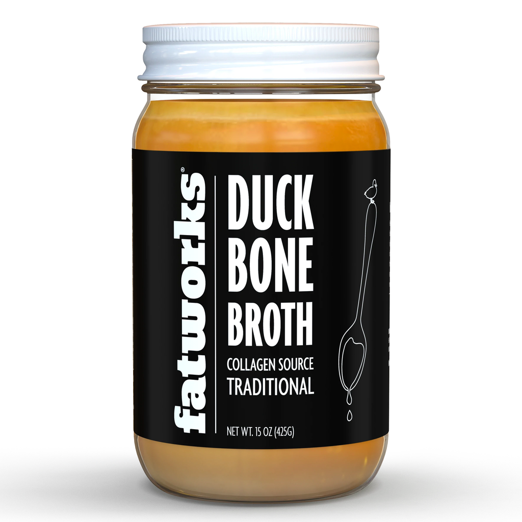 Duck Bone Broth-Traditional Flavor - Fatworks: The Defenders of Fat!